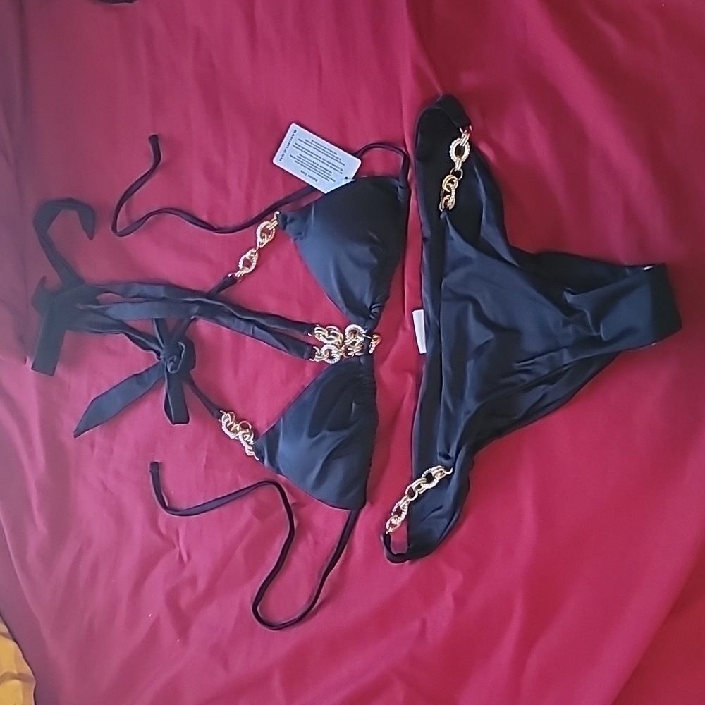 Bahimi black swimwear
